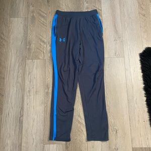 Under Armour Track Pants Blue / Grey Men’s Small